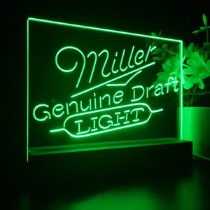 Miller Light Genuine Draft LED Desk Light