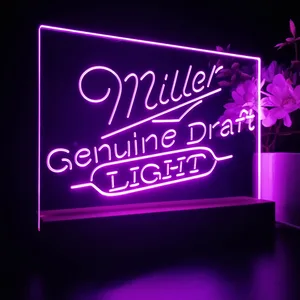 Miller Light Genuine Draft LED Desk Light