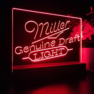 Miller Light Genuine Draft LED Desk Light