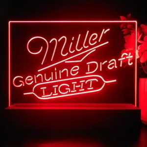 Miller Light Genuine Draft LED Desk Light