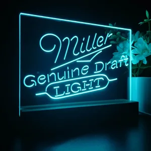 Miller Light Genuine Draft LED Desk Light