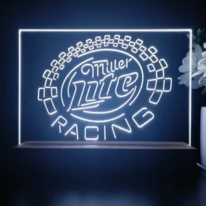 Miller Light Racing LED Desk Light