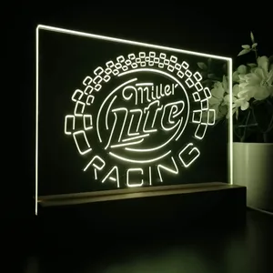 Miller Light Racing LED Desk Light