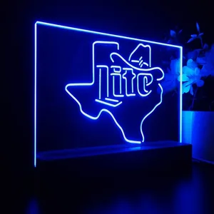 Miller Lite Cowboy LED Desk Light