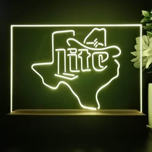 Miller Lite Cowboy LED Desk Light