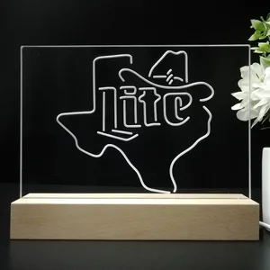 Miller Lite Cowboy LED Desk Light