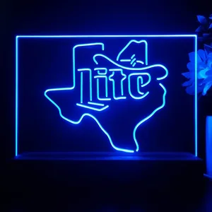 Miller Lite Cowboy LED Desk Light