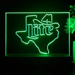 Miller Lite Cowboy LED Desk Light