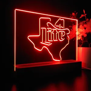 Miller Lite Cowboy LED Desk Light