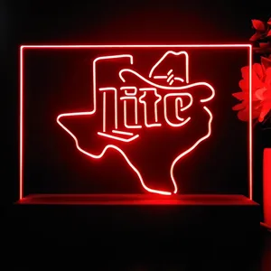 Miller Lite Cowboy LED Desk Light