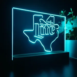 Miller Lite Cowboy LED Desk Light