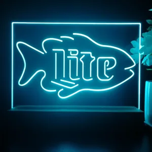 Miller Lite Fish LED Desk Light