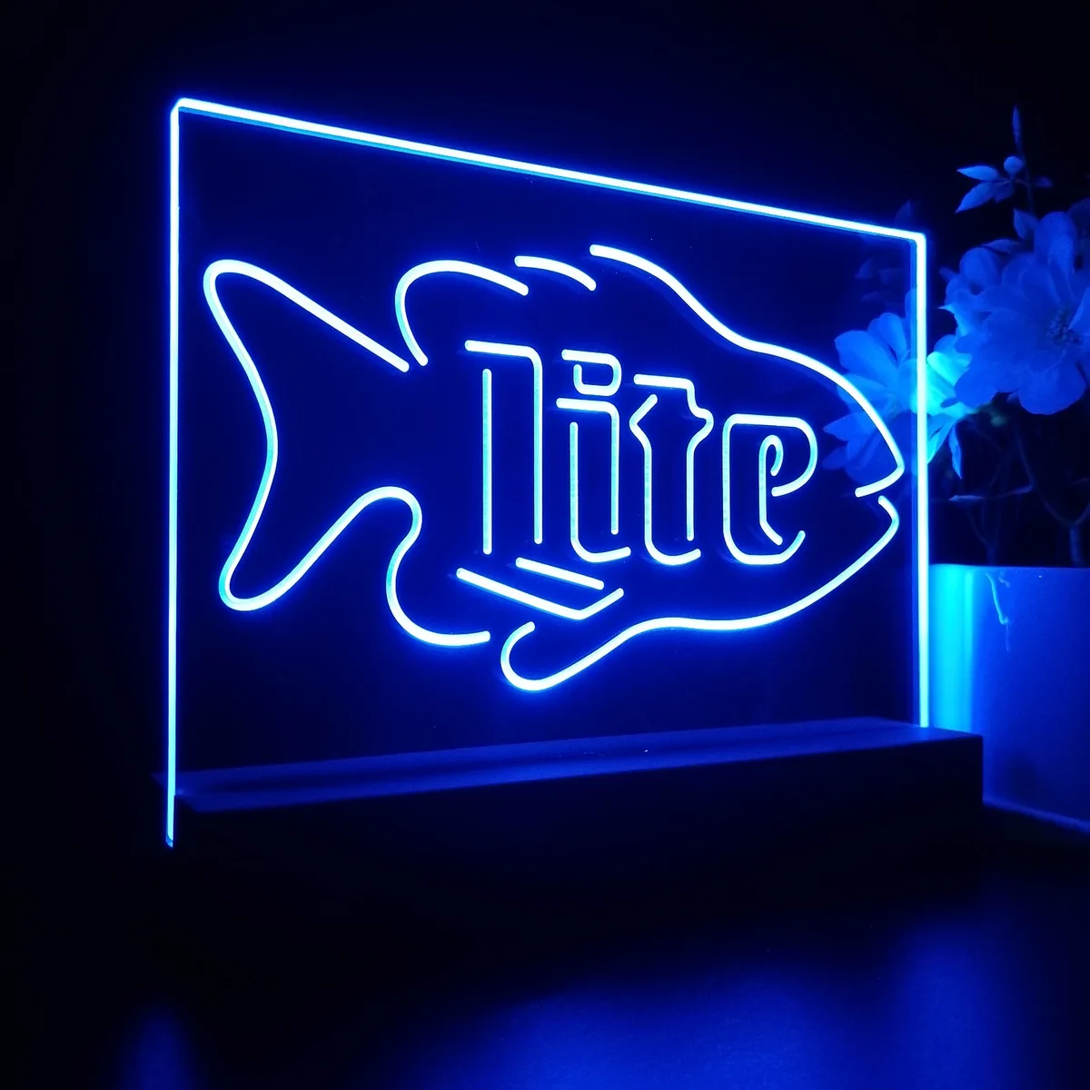 Miller Lite Fish LED Desk Light