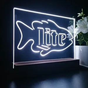 Miller Lite Fish LED Desk Light