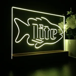 Miller Lite Fish LED Desk Light