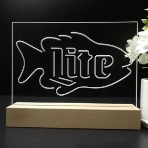 Miller Lite Fish LED Desk Light