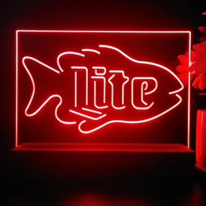 Miller Lite Fish LED Desk Light