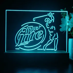 Miller Lite Golf LED Desk Light