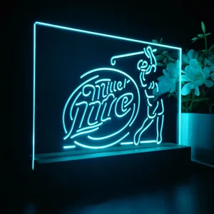 Miller Lite Golf LED Desk Light