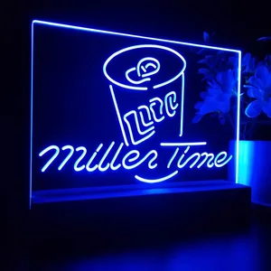 Miller Lite In Can LED Desk Light