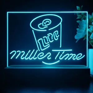 Miller Lite In Can LED Desk Light