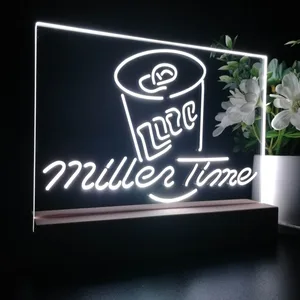 Miller Lite In Can LED Desk Light