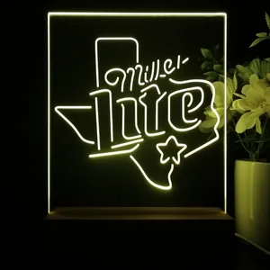 Miller Lite Map Star 2 LED Desk Light