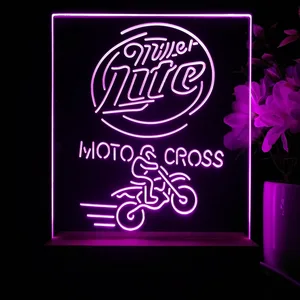 Miller Lite Motocross LED Desk Light