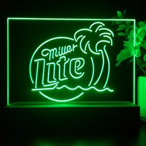 Miller Lite Tropical 2 LED Desk Light