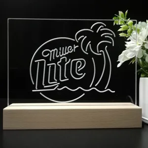 Miller Lite Tropical 2 LED Desk Light