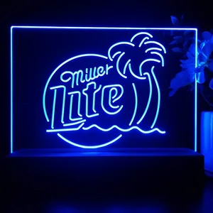 Miller Lite Tropical 2 LED Desk Light