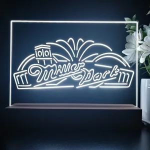 Miller Park Milwaukee Brewers Roof Clock Tower LED Desk Light