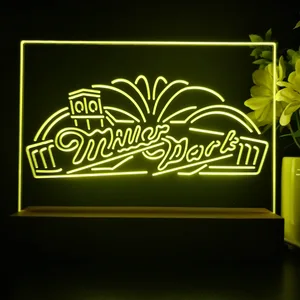 Miller Park Milwaukee Brewers Roof Clock Tower LED Desk Light