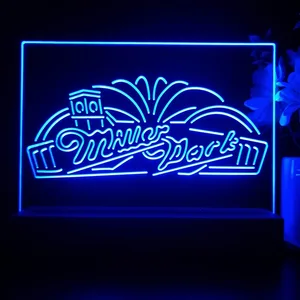 Miller Park Milwaukee Brewers Roof Clock Tower LED Desk Light