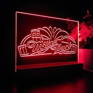 Miller Park Milwaukee Brewers Roof Clock Tower LED Desk Light