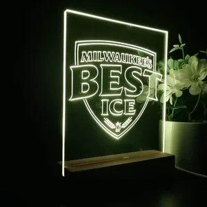Milwaukee's Best Ice Vintage Logo LED Desk Light