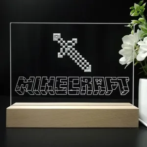 Minecraft Sword LED Desk Light