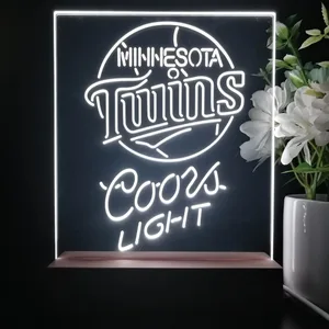Minnesota Twins Coors Light LED Desk Light