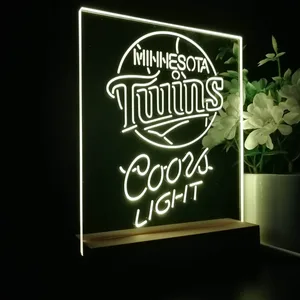Minnesota Twins Coors Light LED Desk Light