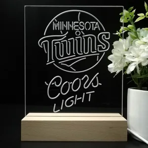 Minnesota Twins Coors Light LED Desk Light
