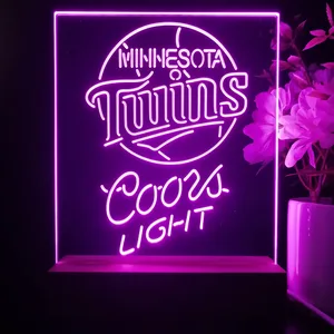 Minnesota Twins Coors Light LED Desk Light