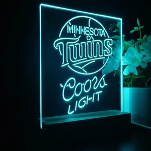 Minnesota Twins Coors Light LED Desk Light