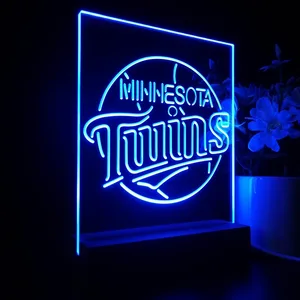 Minnesota Twins Logo 1 LED Desk Light