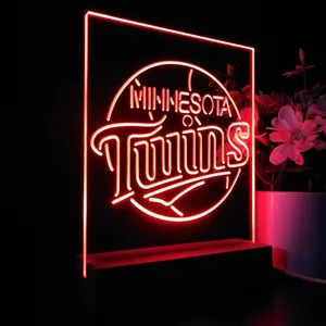 Minnesota Twins Logo 1 LED Desk Light