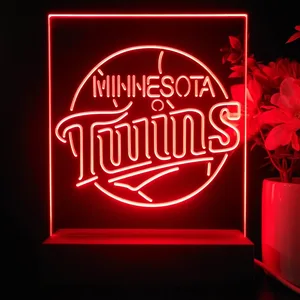 Minnesota Twins Logo 1 LED Desk Light