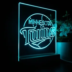 Minnesota Twins Logo 1 LED Desk Light