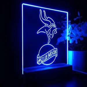 Minnesota Vikings Blue Moon LED Desk Light