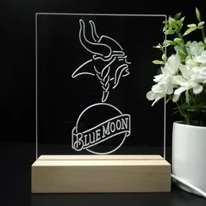 Minnesota Vikings Blue Moon LED Desk Light