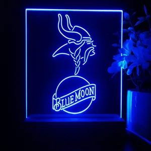 Minnesota Vikings Blue Moon LED Desk Light