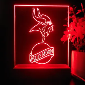 Minnesota Vikings Blue Moon LED Desk Light